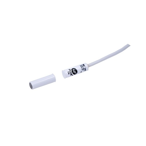 MC 340-S1-5 Alarmtech 6332768 MC 340-S1-5 Contact Magnétique pour Montage Encastré, NC, Câble 5m, Blanc